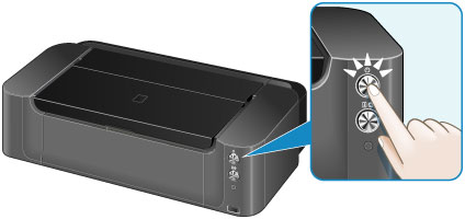 Canon : PIXMA Manuals : PRO-10S series : Turning the Printer On